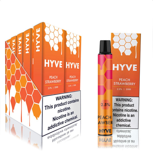 Hyve 2000 Puffs Peach Strawberry