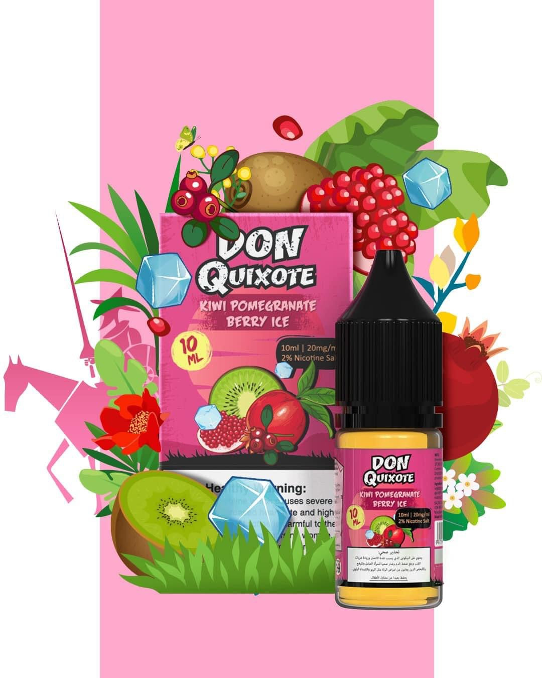 Don Quixote 10 Ml Salt Nic Kiwi Pomegranate Berry Ice