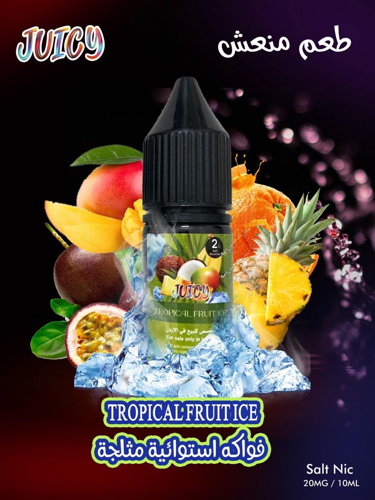 Juicy 10 Ml Salt Nic Tropical Fruits Ice