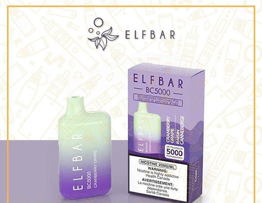 ELFBAR 5000 Puffs Cranberry Grape