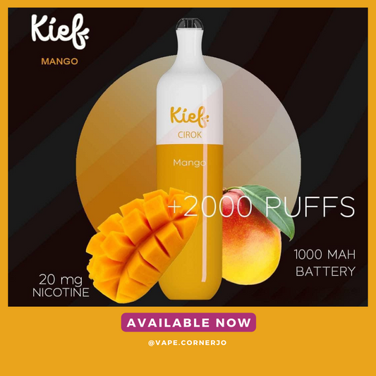 Kief 2000 Puffs Mango