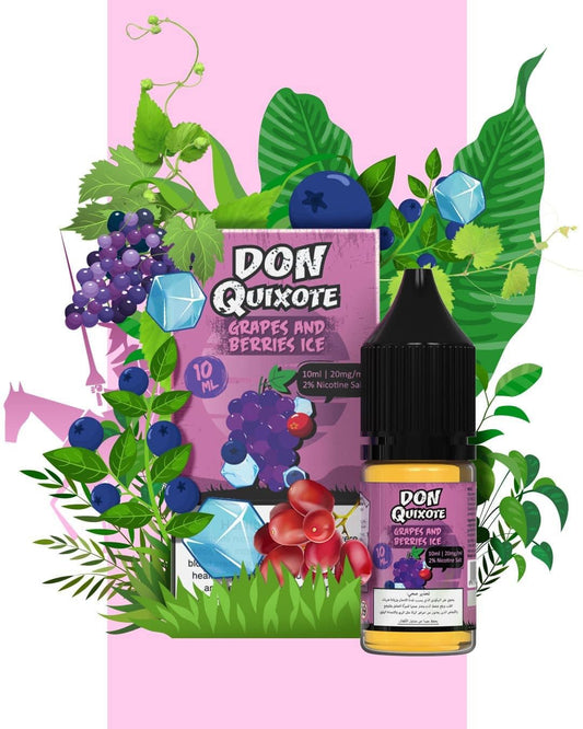 Don Quixote 10 Ml Salt Nic Grape & Berries Ice