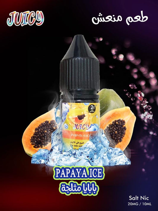 Juicy 10 Ml Salt Nic Papaya Ice