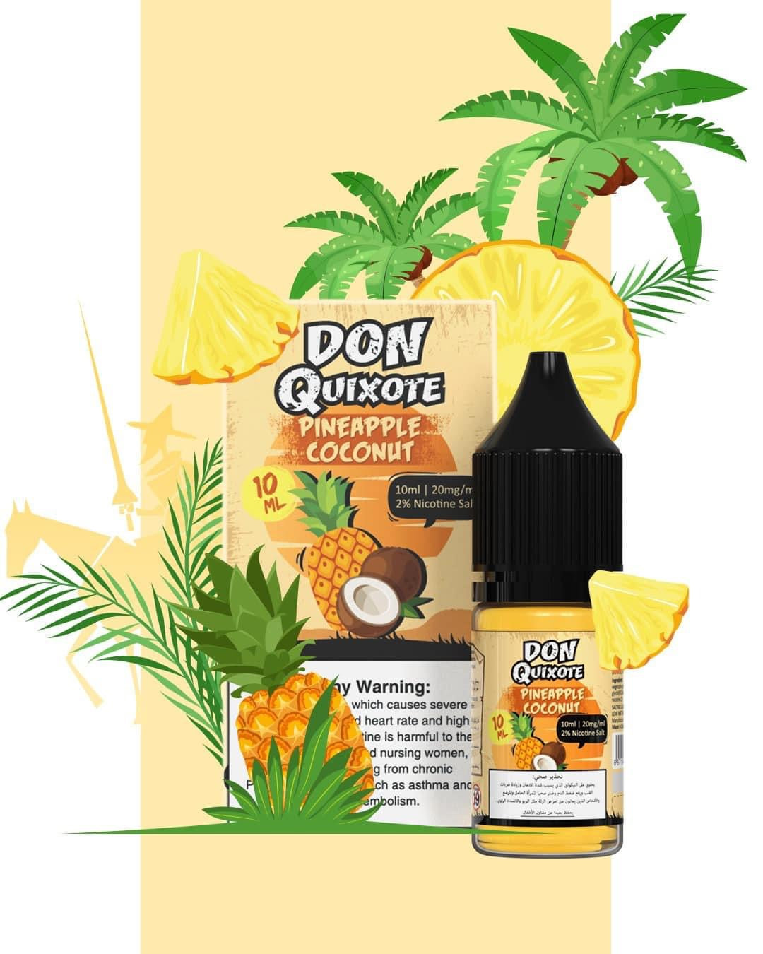 Don Quixote 10 Ml Salt Nic Pineapple Coconut