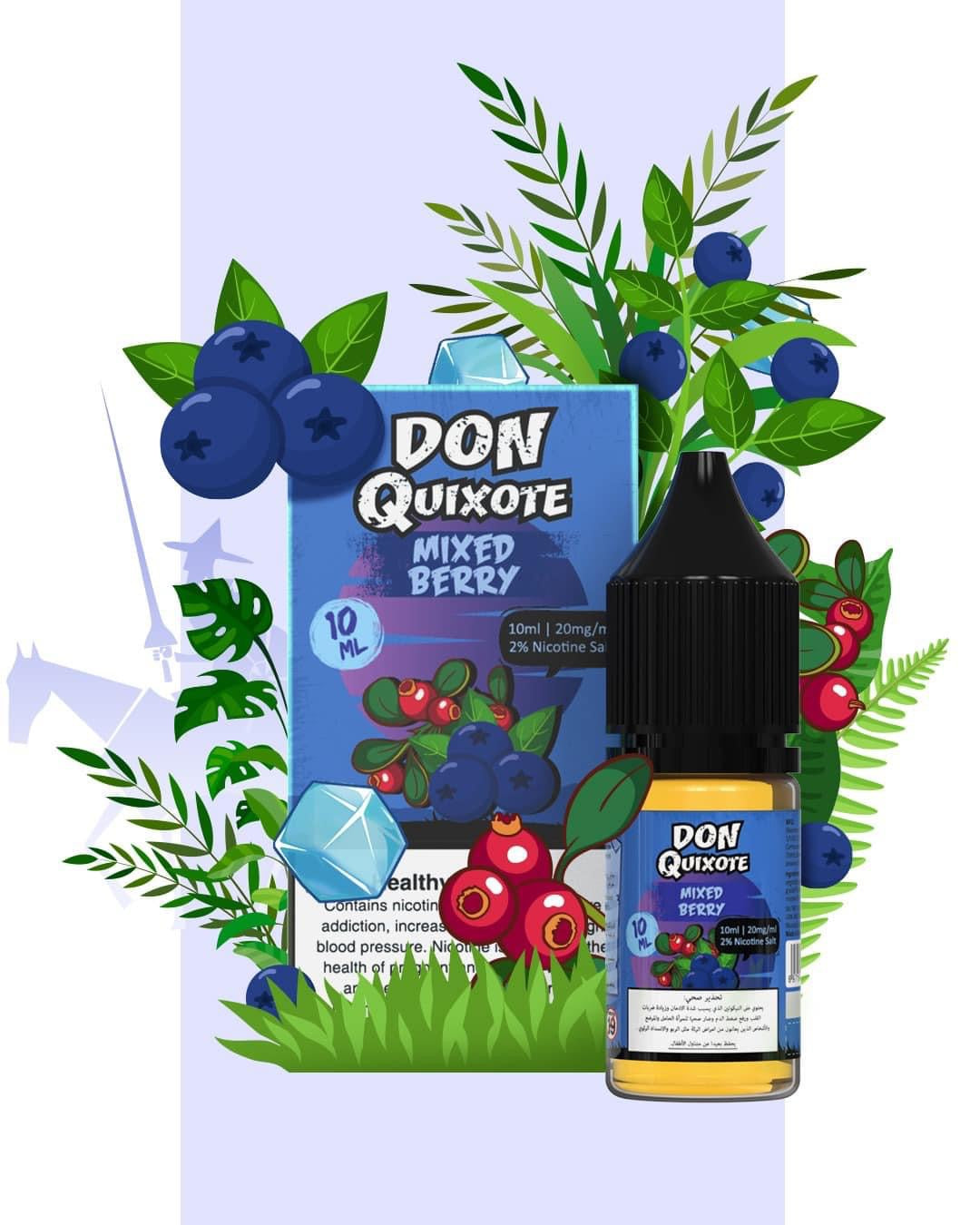 Don Quixote 10 Ml Salt Nic Mixed Berries