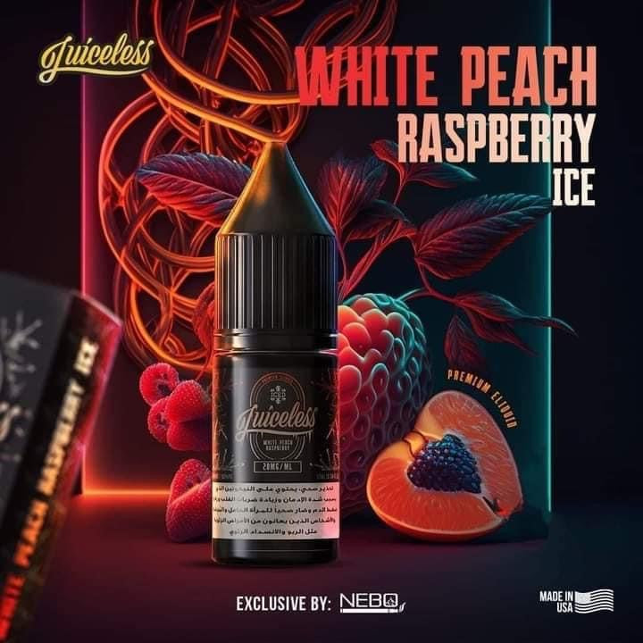 Juiceless 10 Ml Salt Nic White Peach Raspberry