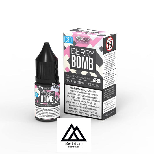 Vgod Berry Bomb Ice 10Ml Salt Nic