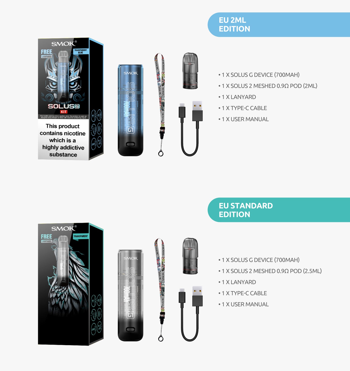 Smok solus G device Kit