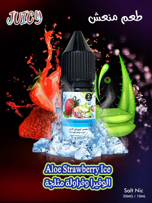 Juicy 10 Ml Salt Nic Aloe Strawberry Ice