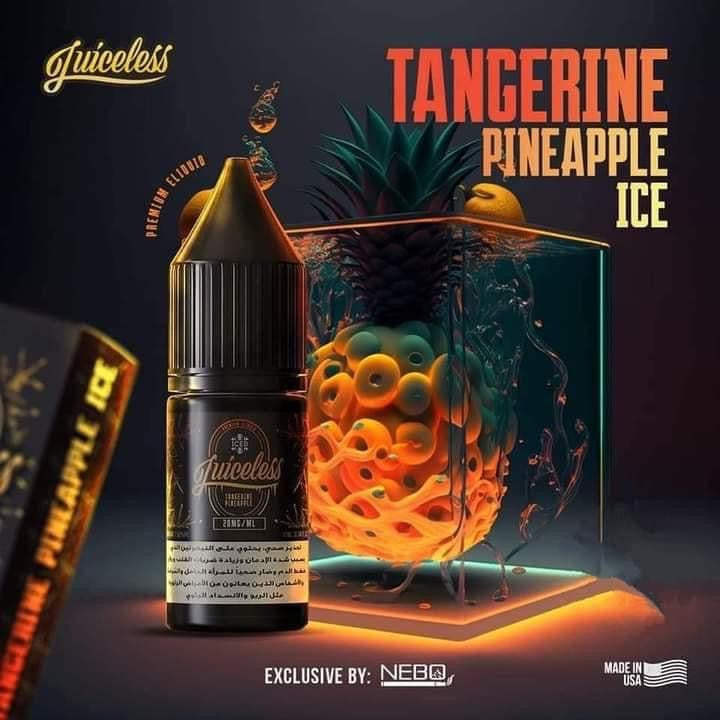 Juiceless 10 Ml Salt Nic Tangerine Pineapple