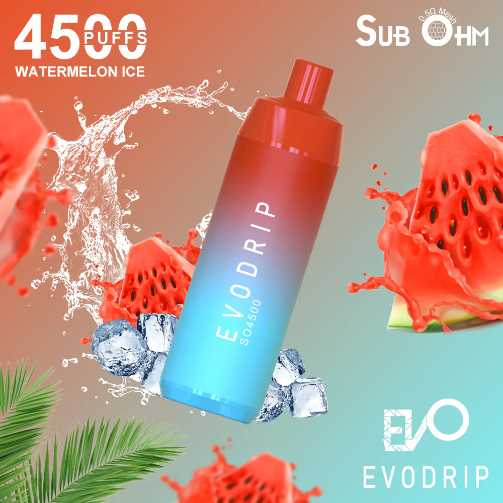 EvoDrip 4500 Puffs Watermelon Ice