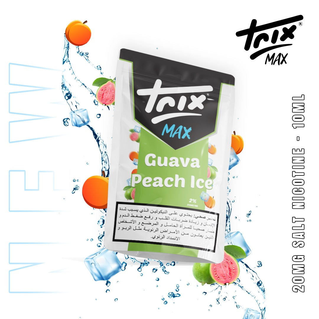 Trix 10 Ml Salt Nic. Guave Peach Ice Juice