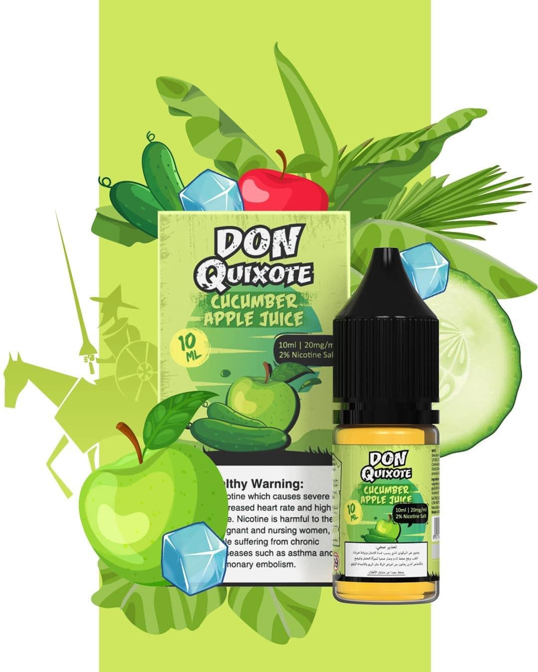 Don Quixote 10 Ml Salt Nic  Cucumber Apple