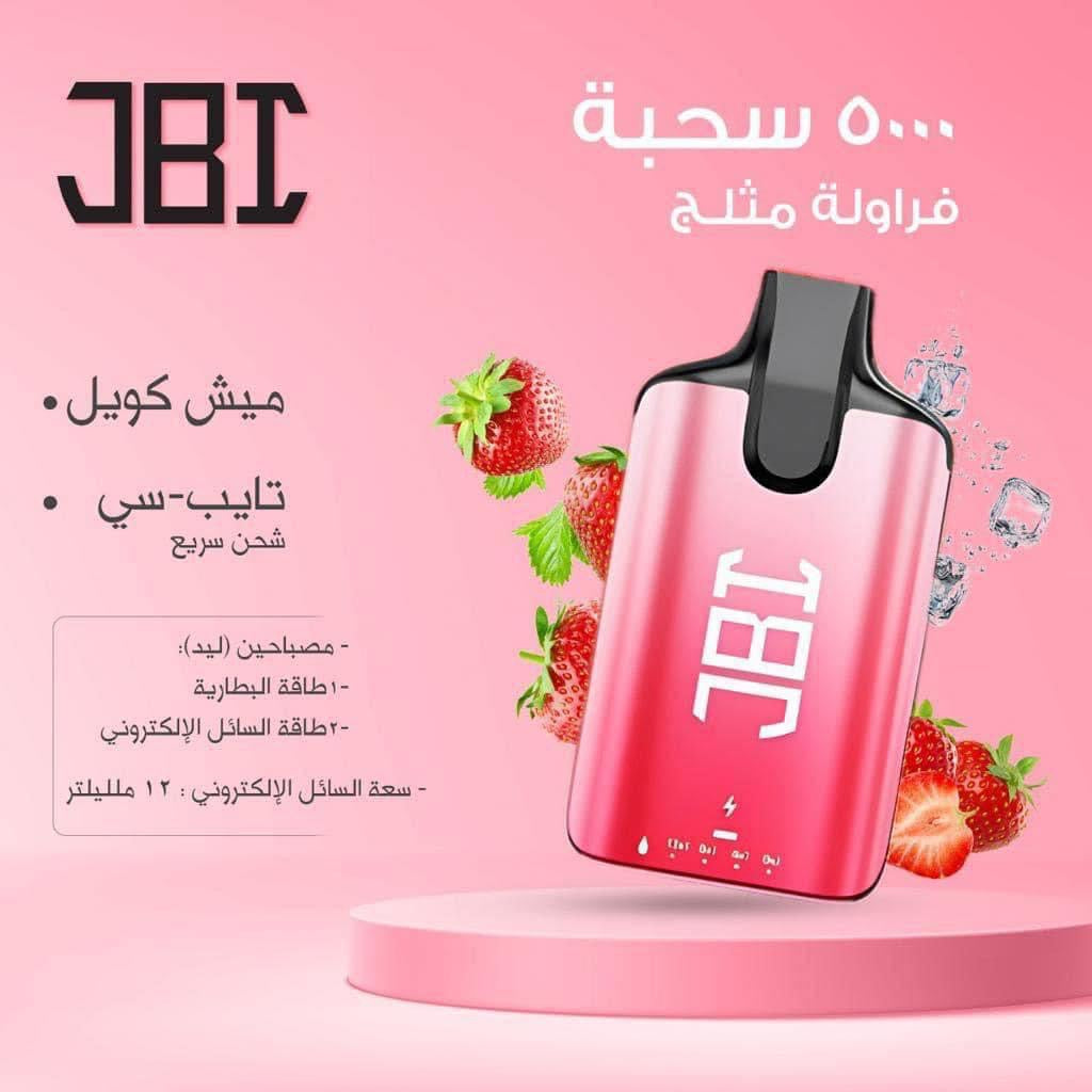 JBI 5000 Puffs Strawberry Ice