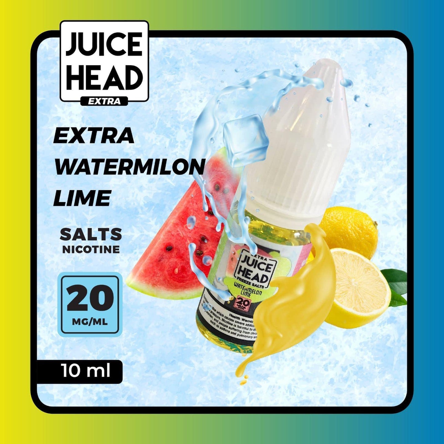 Juice Head 10 Ml Salt Nic Watermelon Lime Ice