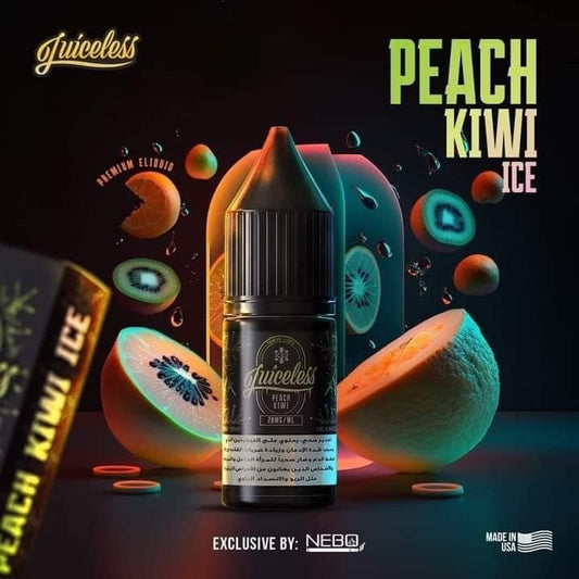 Juiceless 10 Ml Salt Nic Kiwi Peach Ice