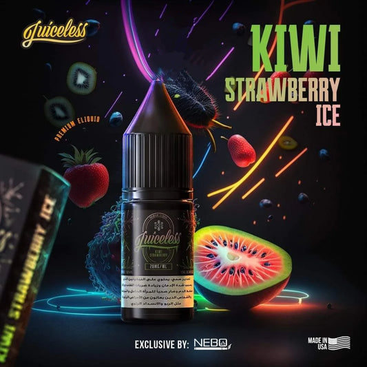 Juiceless 10 Ml Salt Nic Kiwi Strawberry Ice