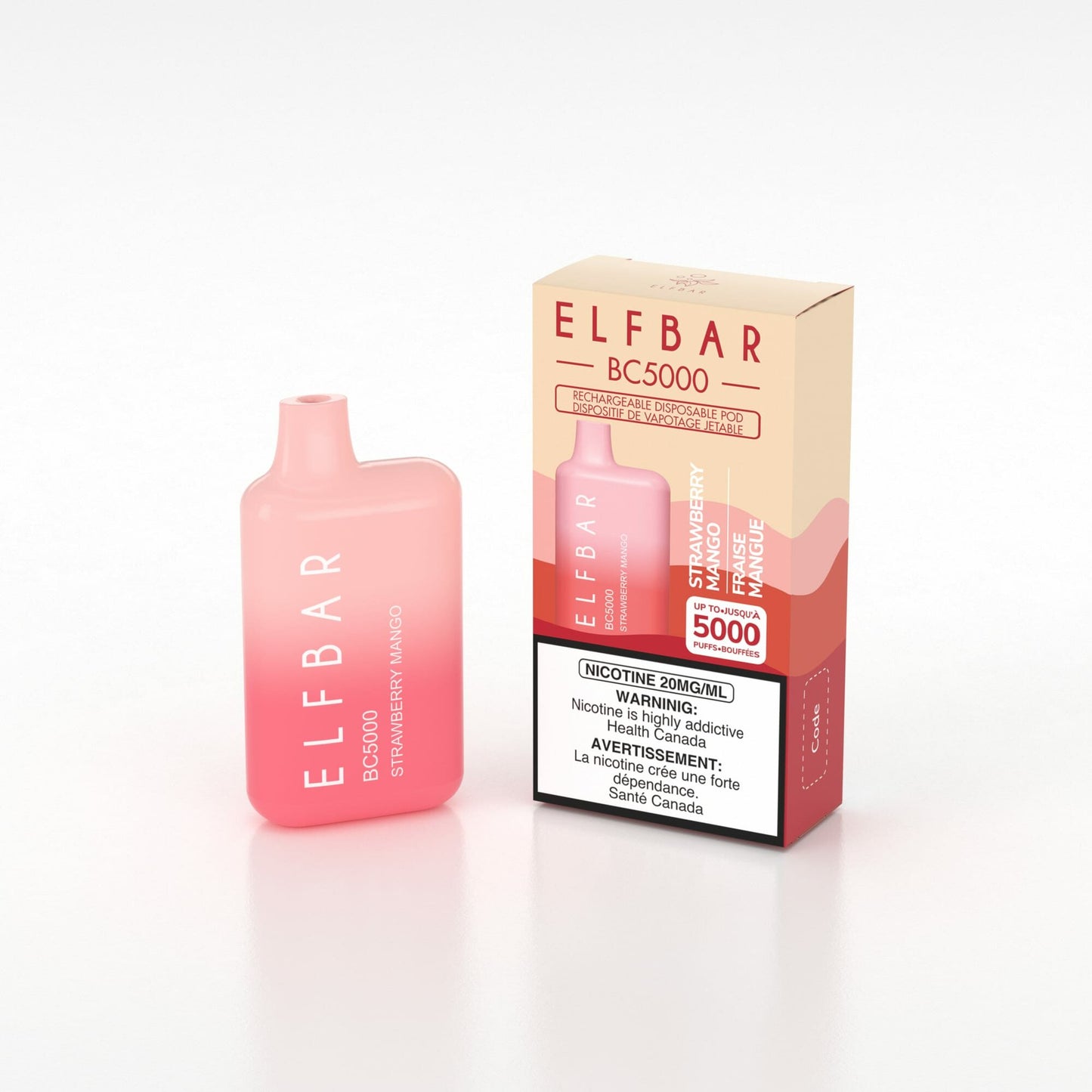 ELFBAR 5000 Puffs Mango Strawberry