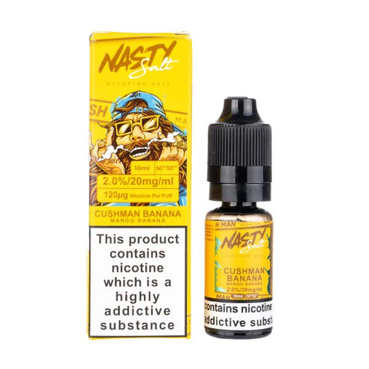 Nasty 10 Ml Salt Nic Cushman Banana