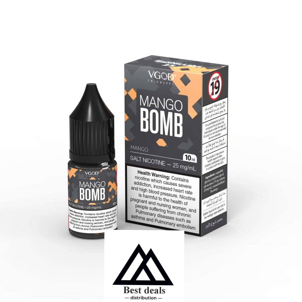 Vgod Mango Bomb 10 ML Salt Nic