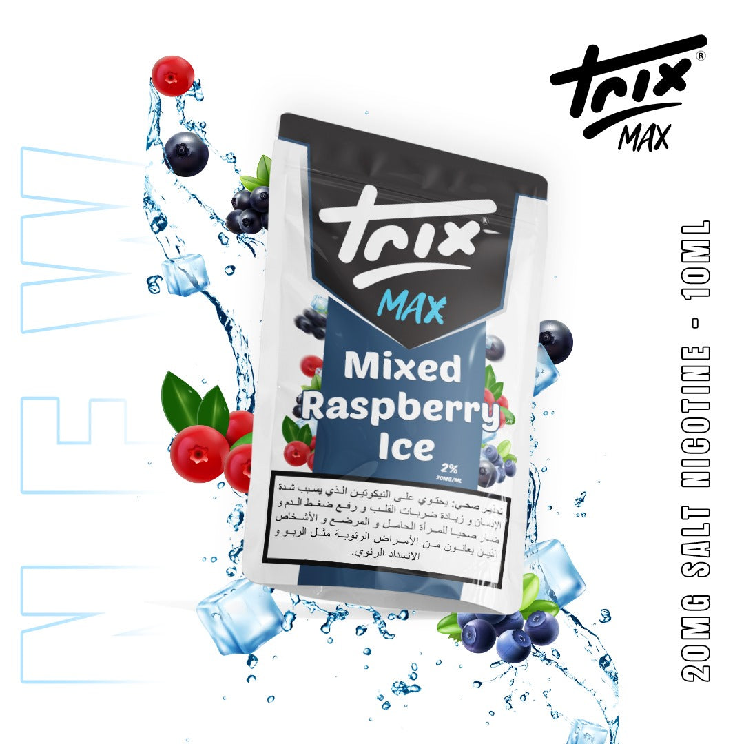 Trix 10 Ml Salt Nic. Mixed Raspberry Ice Juice