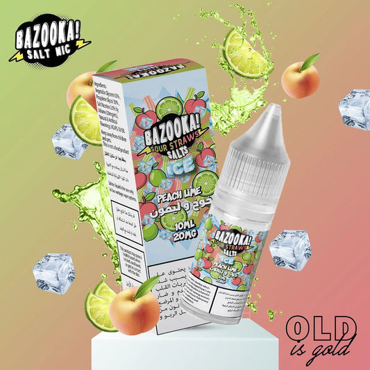 Bazooka Peach Lime Ice 10 Ml Salt Nic