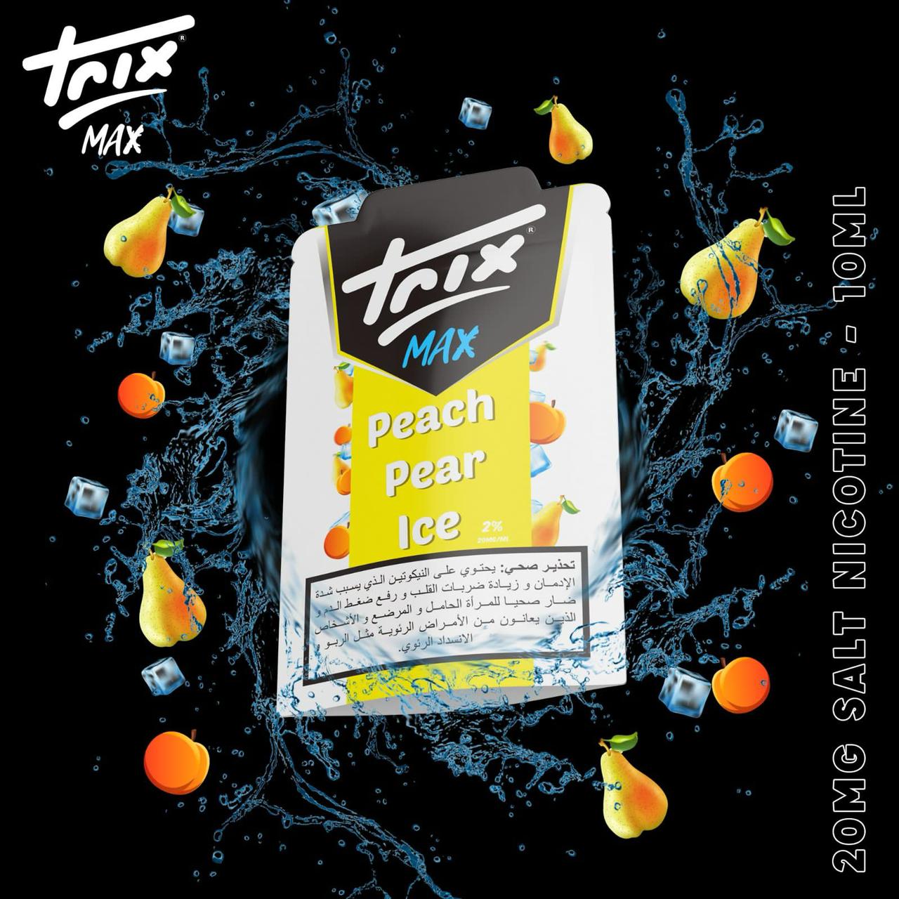 Trix 10 Ml Salt Nic. Peach Pear Ice Juice