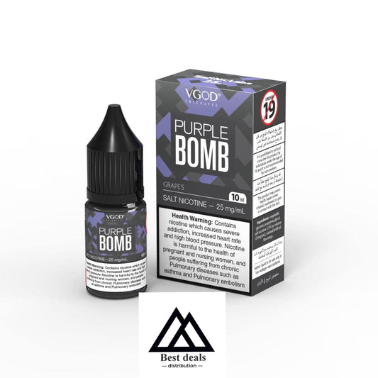 Vgod Purple Bomb  10 ML Salt Nic