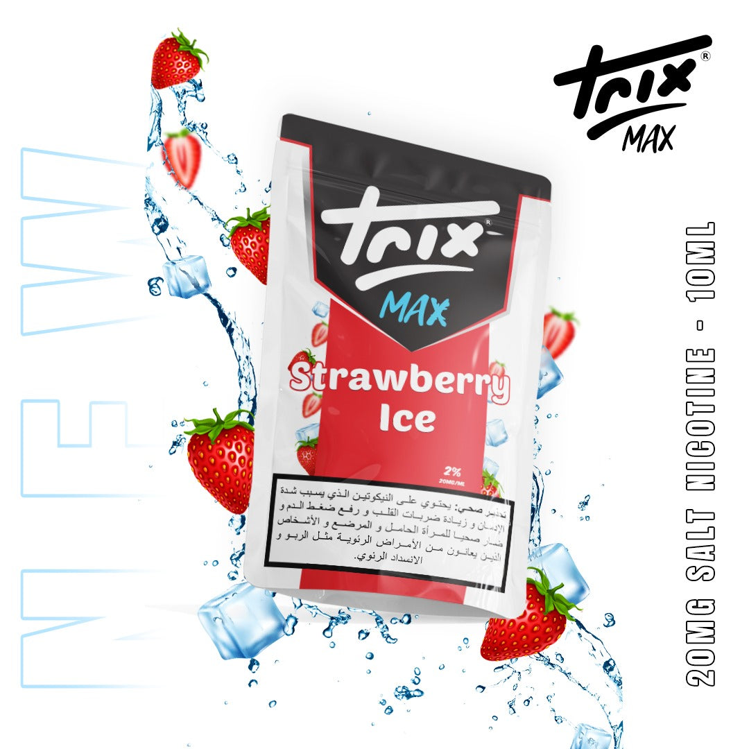 Trix 10 Ml Salt Nic.  Strawberry Ice Juice