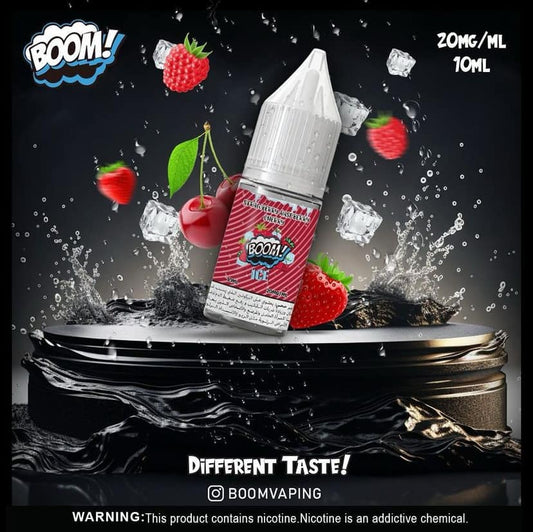 Boom Juice Strawberry Raspberry Cherry Ice