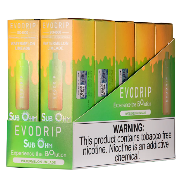 EvoDrip 4500 Puffs Watermelon Limeade