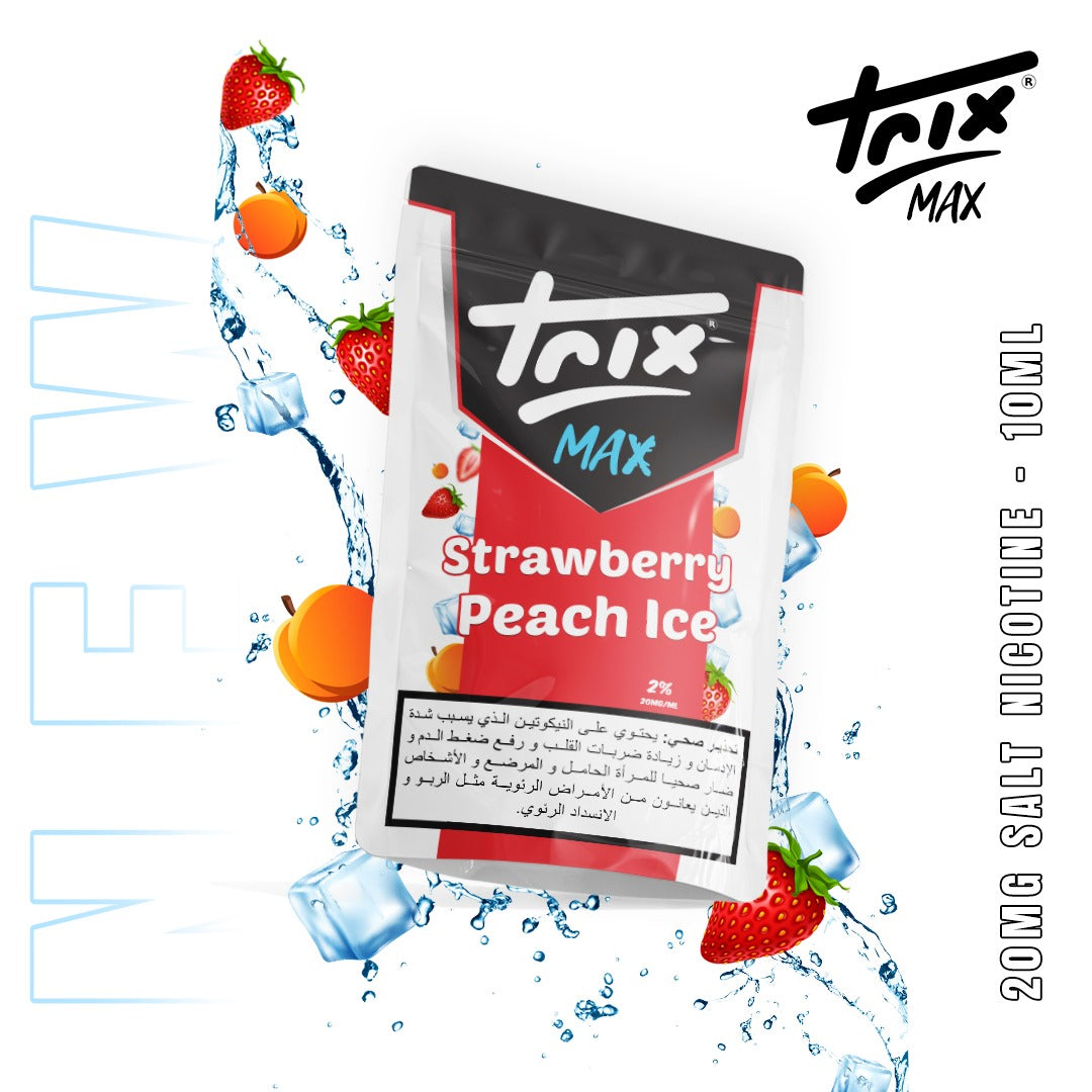 Trix 10 Ml Salt Nic. Strawberry Peach Ice Juice