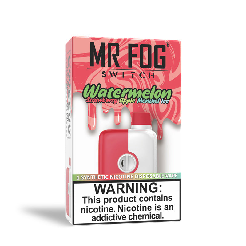 Mr fog Switch Watermelon Strawberry apple Menthol Ice